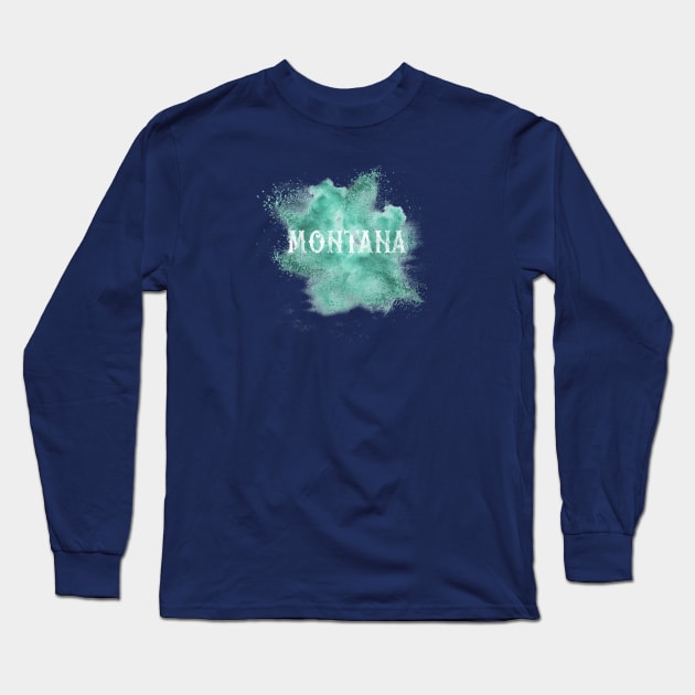 Montana Long Sleeve T-Shirt by artsytee